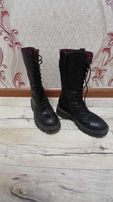 Ботинки кожаные на девочку