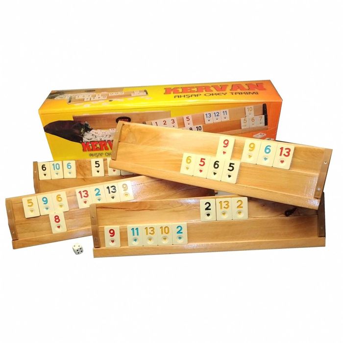 Joc Remi Rummy Kervan din lemn masiv