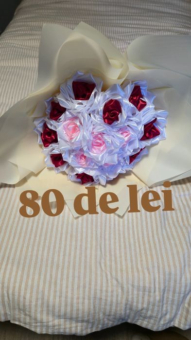 Buchete de flori / satin / sapun/ cadouri / trandafiri