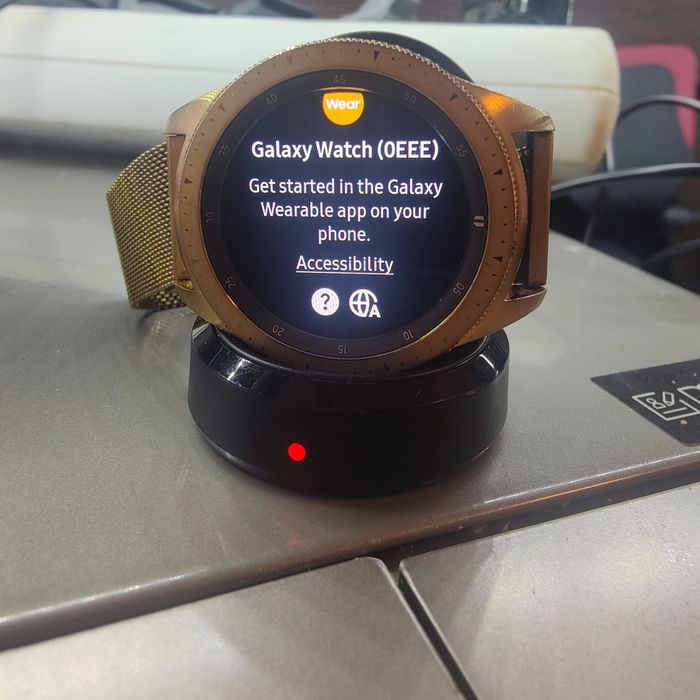 Ceas de damă Samsung Galaxy Watch Smartwatch Auriu Gold Rose Roz
