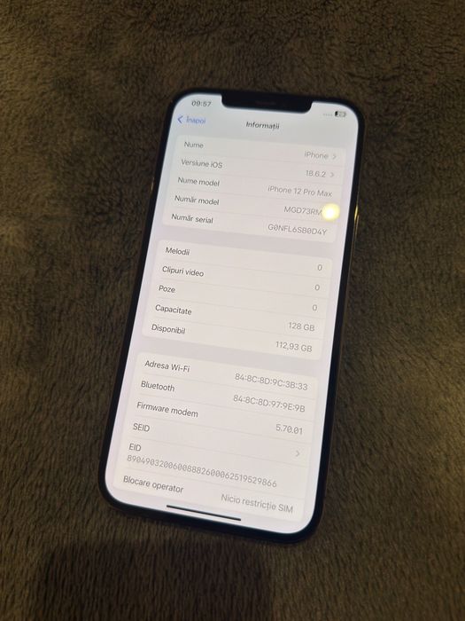 Iphone 12 Pro Max-128 GB-Gri