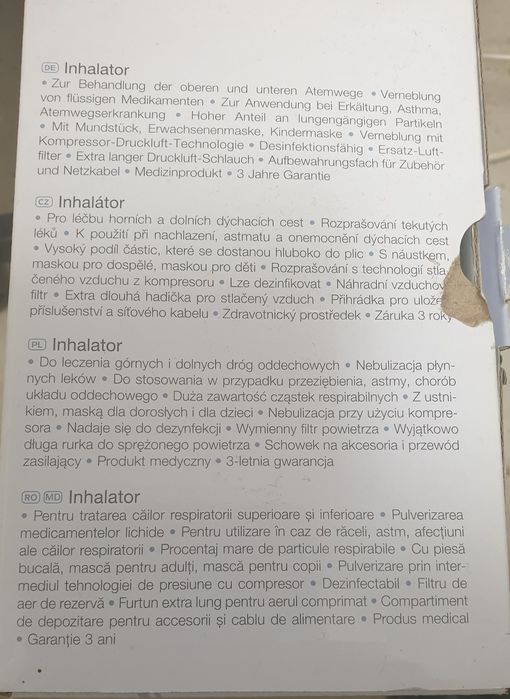 Inhalator Sanitas Nou
