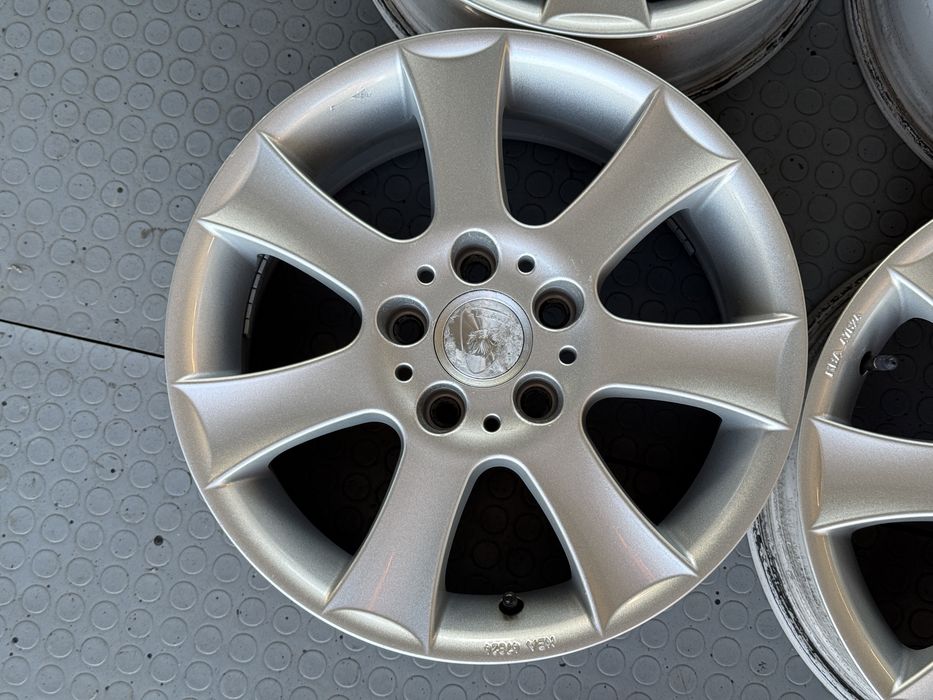 4бр. КАТО НОВИ 16” Джанти “ALUETT” 5х112 за -MERCEDES/VW/AUDI/SKODA/SEAT/VAG- 7Jx16H2, ET38