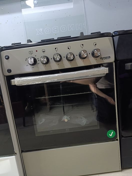 Газовая плита Aiwa AI 410  Чистый белый стиль, японская надежность