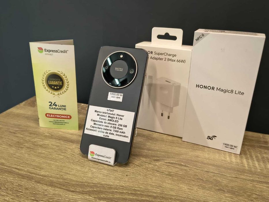(AG51) Honor Magic 8 Lite b7047 - Garantie 2 ani!