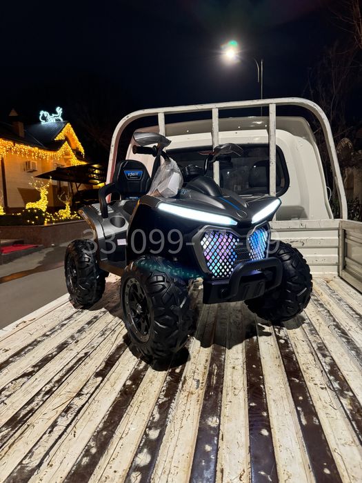 Детский квадроцикл Tesla Qwatro 12V, 4WD, пульт, музыка