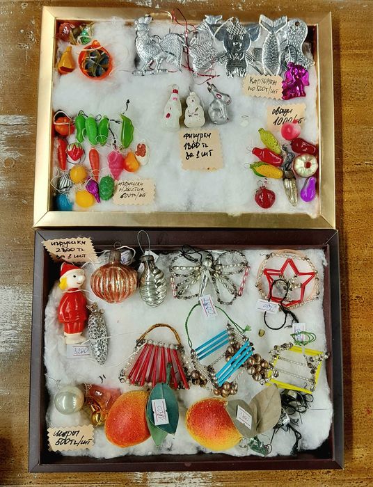 Новогодние ёлочные игрушки СССР