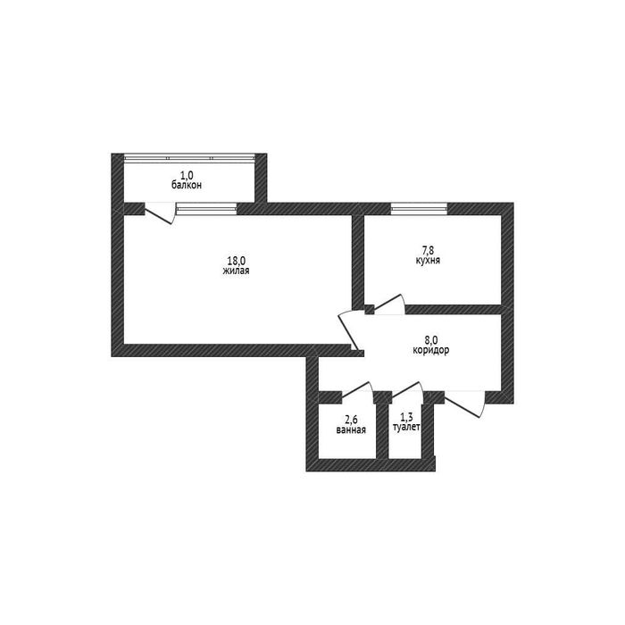 Продается 1 кос.квартира в г.Тобыл