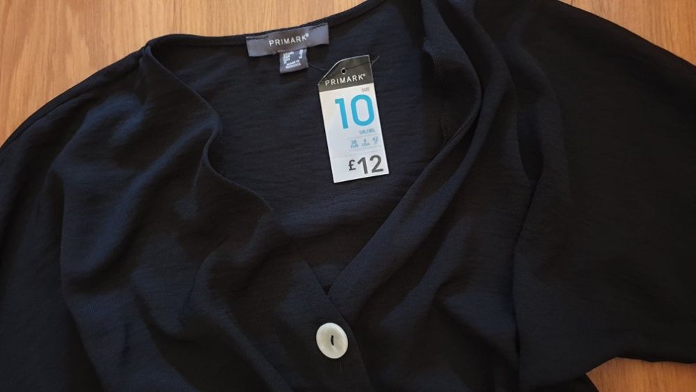 cardigan vaporos negru de vara, bluza neagra, marime 38, nou