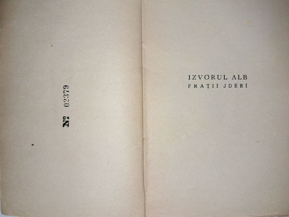 Cărți vechi pentru bibliofili 1942 Frații Jderi Mihail Sadoveanu