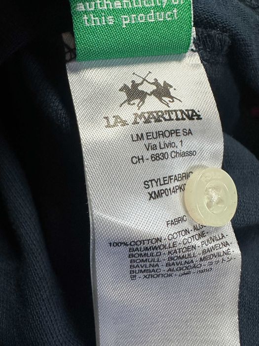 Tricou polo La Martina France Paris editie speciala bumbac marimea L