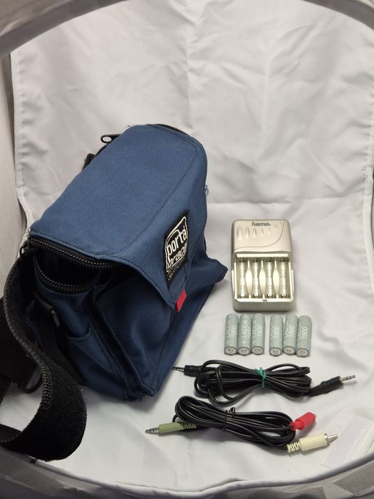 Trusa completa inregistrare audio - Tascam DR-40, microfon Audix f50, geanta Porta Brace, casti Sony