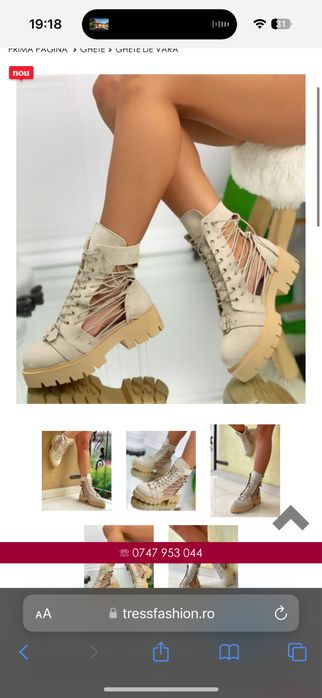 Ghete de vară de damă, mărimea 40