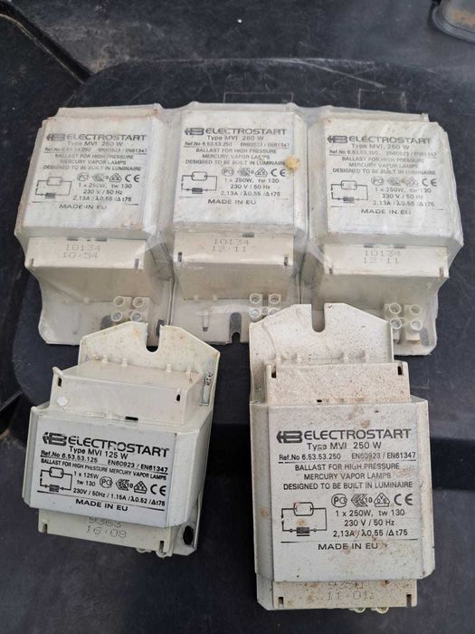 bobine balast diverse puteri pentru tub neon