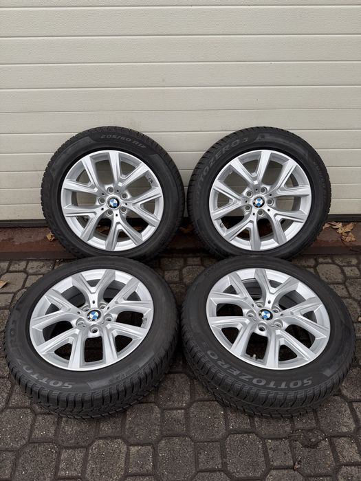Jante BMW 17 F48 X1 F39 X2 cu 205/60R17 iarna cu senzori