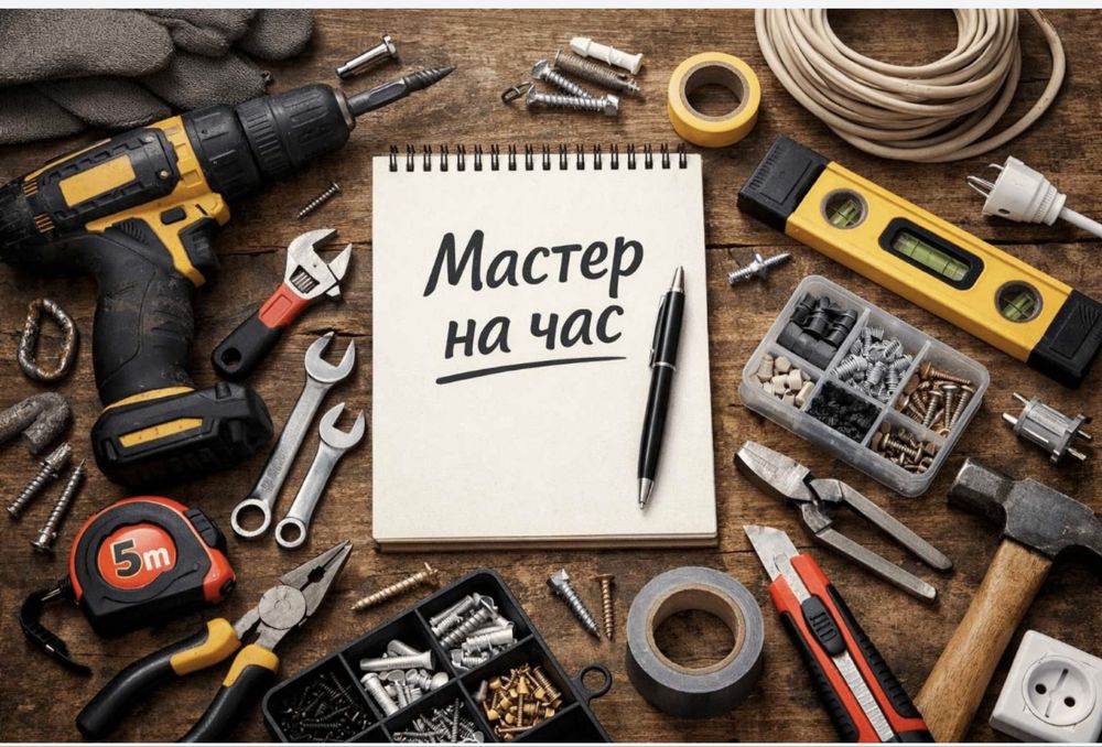 Муж на час Мастер на все руки Гарантия Качества Звоните прямо Сейчас