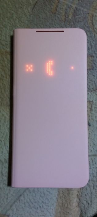 Husa flip samsung s21+ activa/smart led