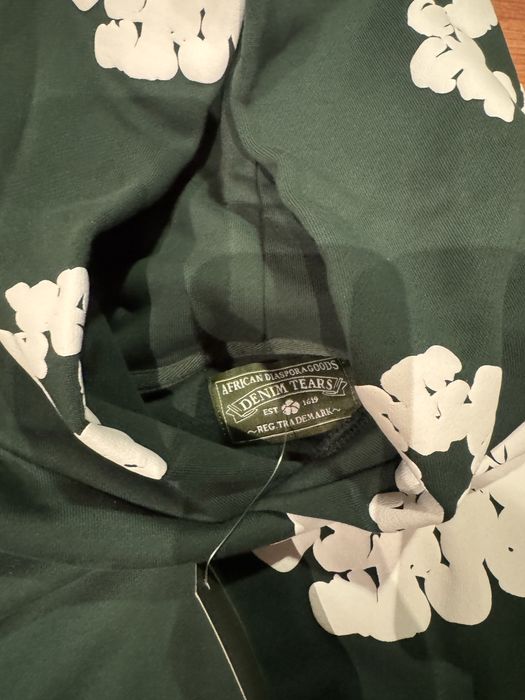 Denim Tears зелен суитшърт и панталонки – размер M