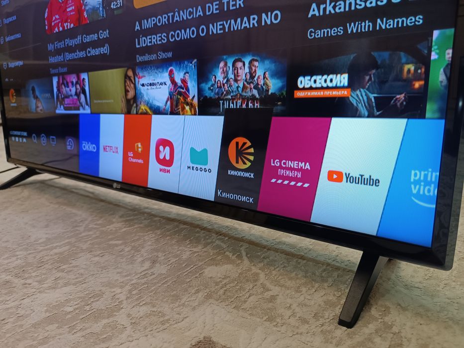 Телевизор LG Смарт 2021 webOS.