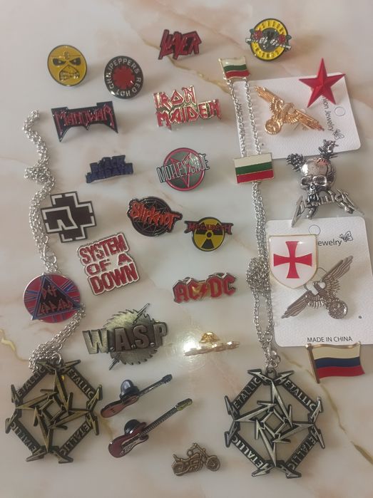 Метална значка, брошка