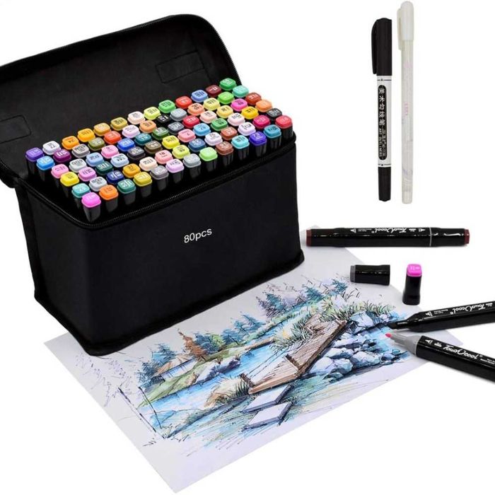 80бр. Комплект маркери Touch