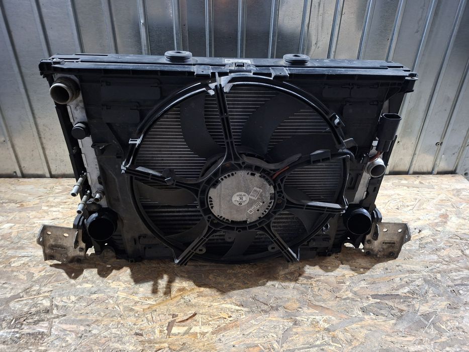 Set Radiatoare Complet cu Electroventilator BMW F10 F11 3.0d N57 (Pentru Direcție Hidraulică)