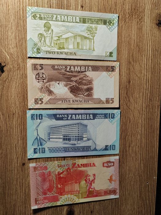 Vând bancnote din Zambia