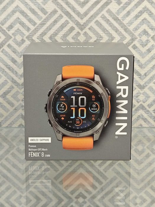 Garmin Fenix 8 Amoled Sapphire titanium