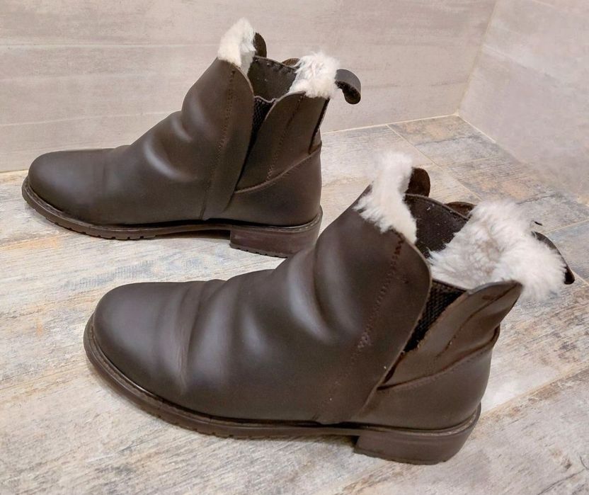Дамски Кожени ботуши EMU Pioneer Leather, цвят Кафе, номер 39