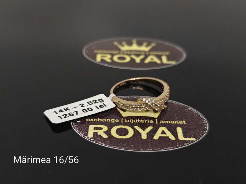Bijuteria Royal: Inel aur 14k/ 2.52 gr