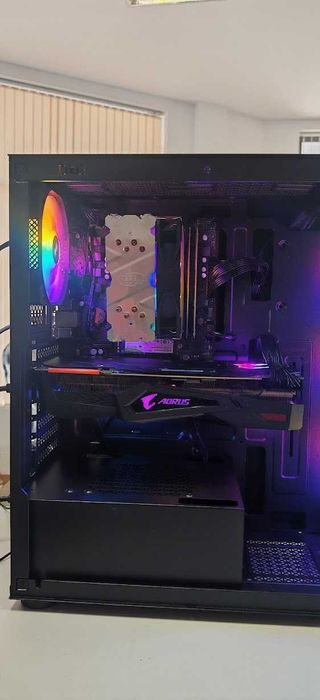 Добро Геймърско PC Ryzen 7 5700/32Gb/1TB SSD/Aorus 2080 Super/Гаранция