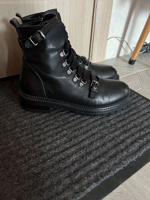 Кожанные ботинки