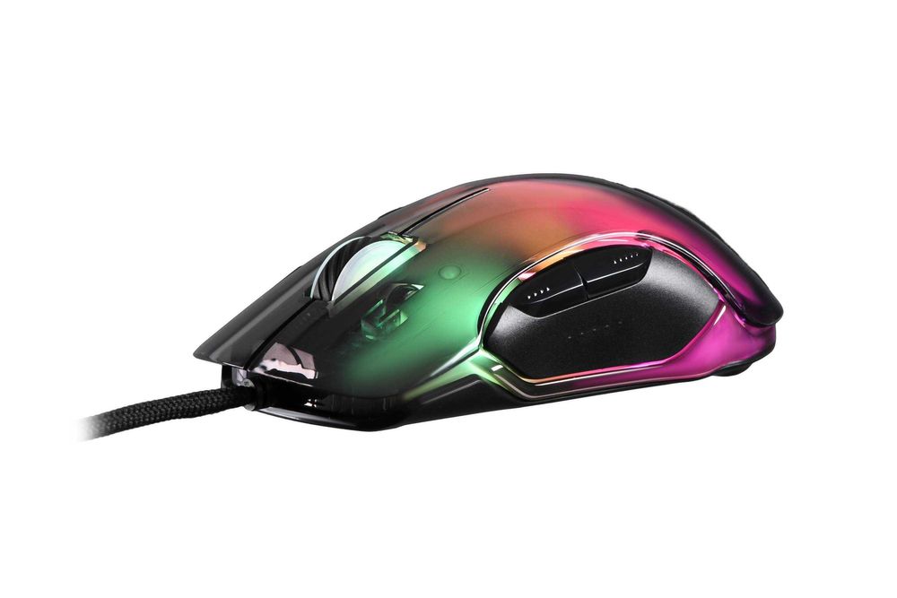 } Мышь игровая 2E Gaming MG345 Transparent, RGB USB Black