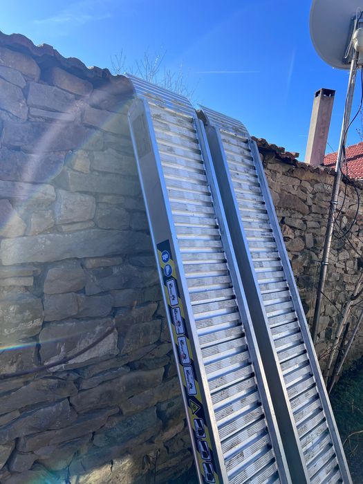 Алуминиеви рампи за мини багери и строителна техника 4 t - НОВИ !!!