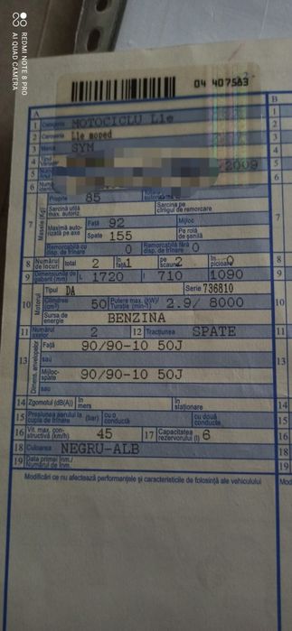 Scuter Sym Mio HU05W