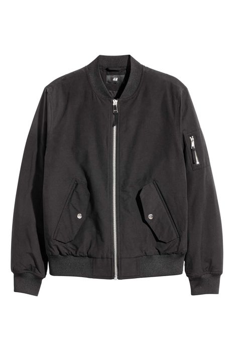 2 jachete bumbac H&M gri deschis  / negru, mar. M, noi