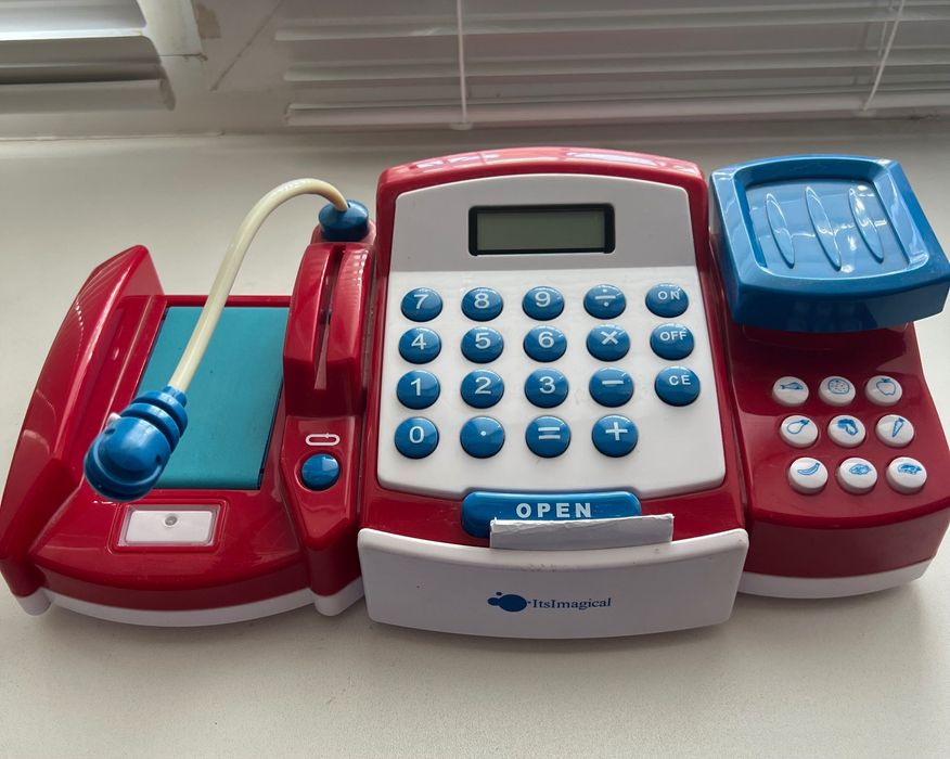 Касса игрушечная портативная