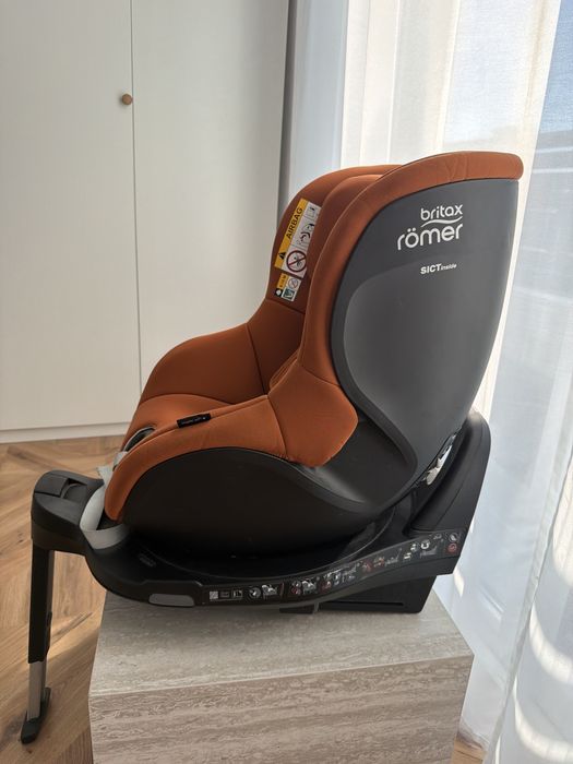 Scaun De baza rotativ 3luni-4 ani, isofix, dualfix 5Z i-size golden cognac