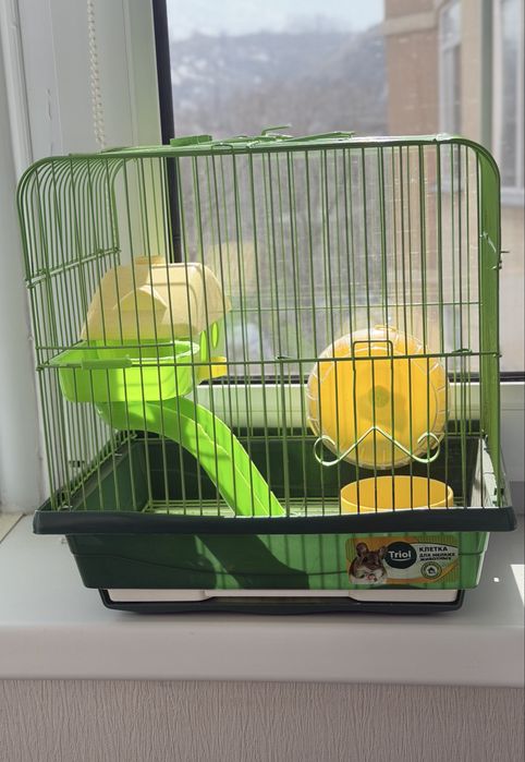 Клетка для грызунов (мелких животных: хомяков, крыс, мышей…)