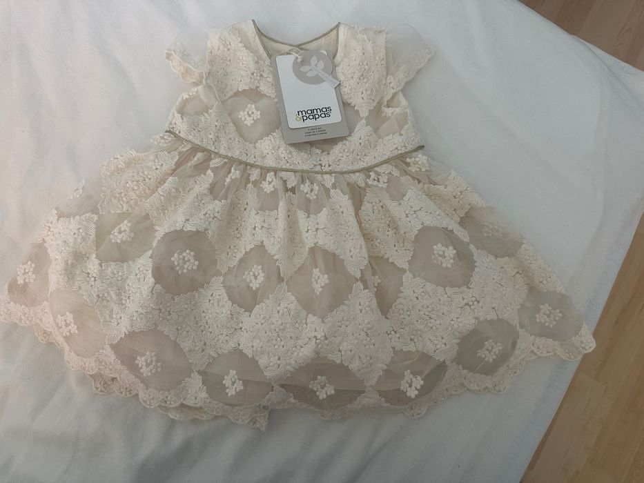 Mamas & Papas Рокля с дантела и килоти