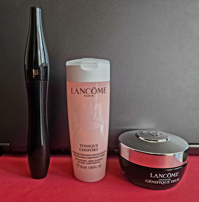 Козметика Lancome: спирала, околоочен крем, тоник за лице
