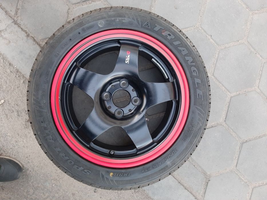 Продам Колеса кованные диски slik. Резина triangle