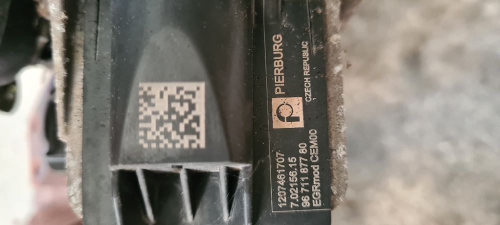 Turbina,supapa egr,suport rola întinzătoare ford fiesta mk7 mot 1.4 D
