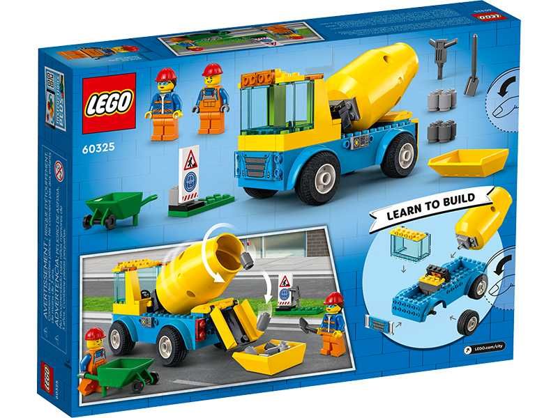 НОВИ! LEGO® City 60325 Kамион бетонобъркачка