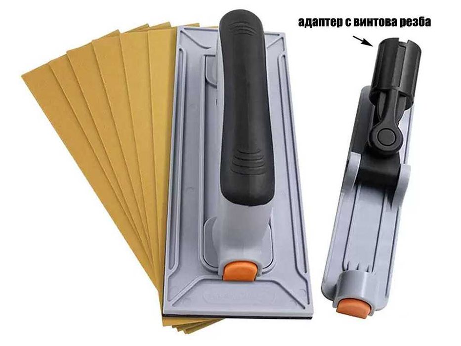 Ръчни шлайфи за стени и тавани, 9 части, Rollingdog, 3 варианта