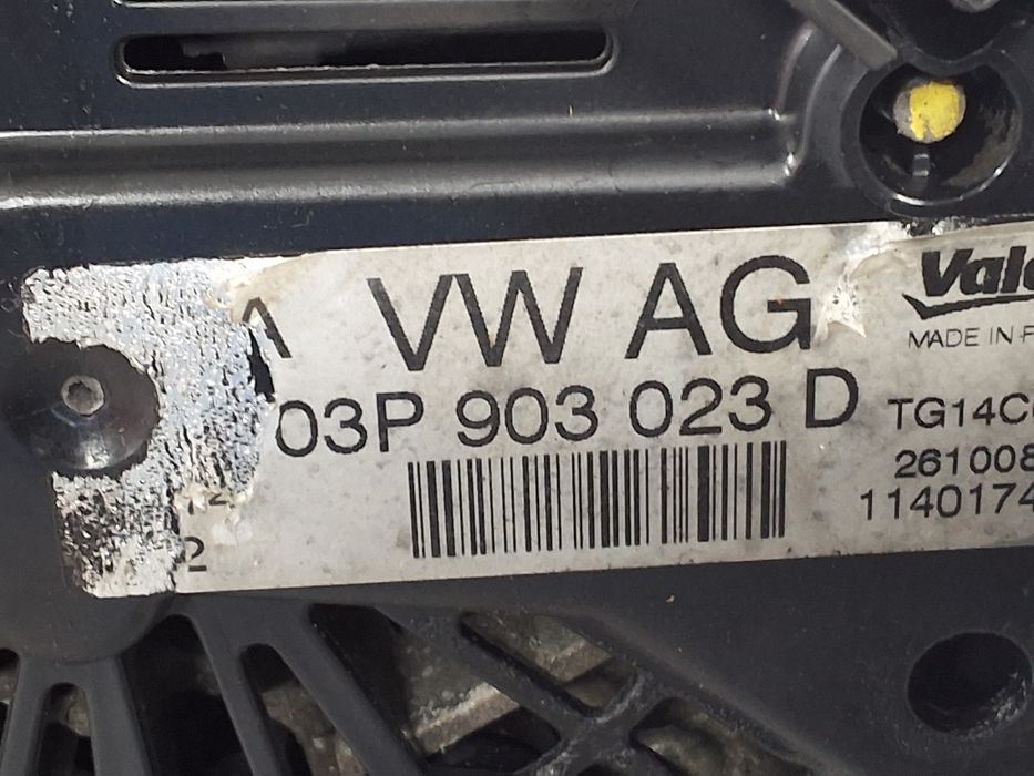 Alternator Volkswagen Polo 5 (2009-2017) [6R] 1.2 Motorina 2012