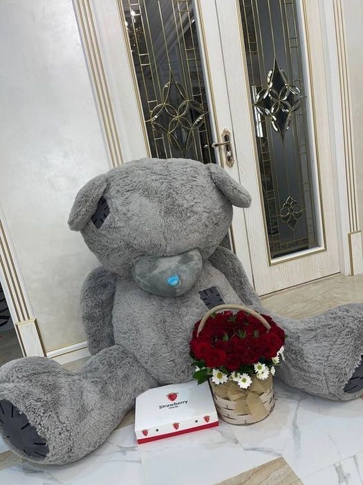 Тедди мишка новая 2х метровая