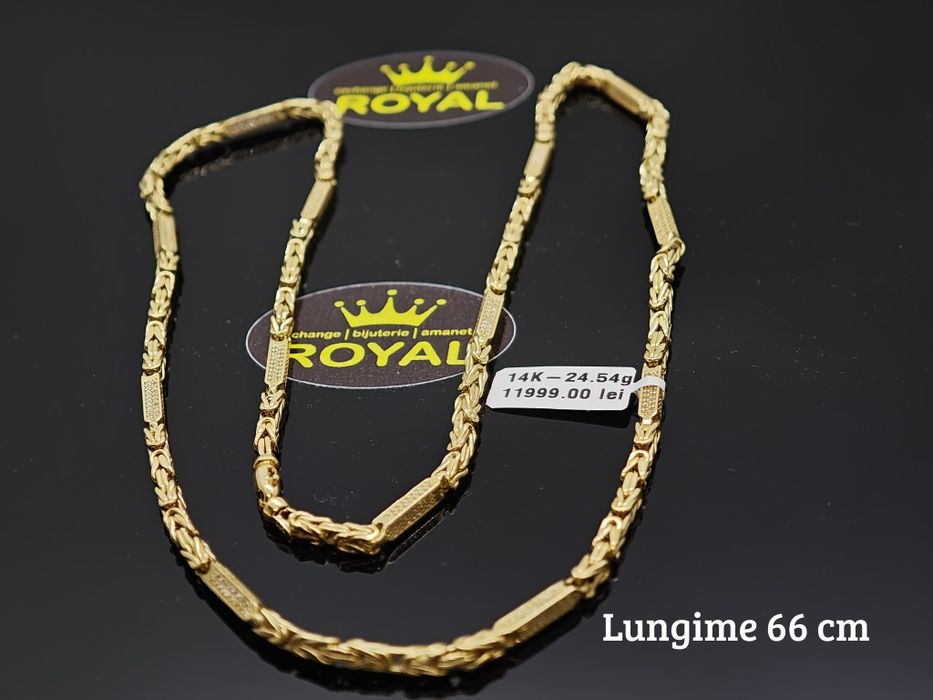 Bijuteria Royal: Lanț aur 14k/24.54 gr