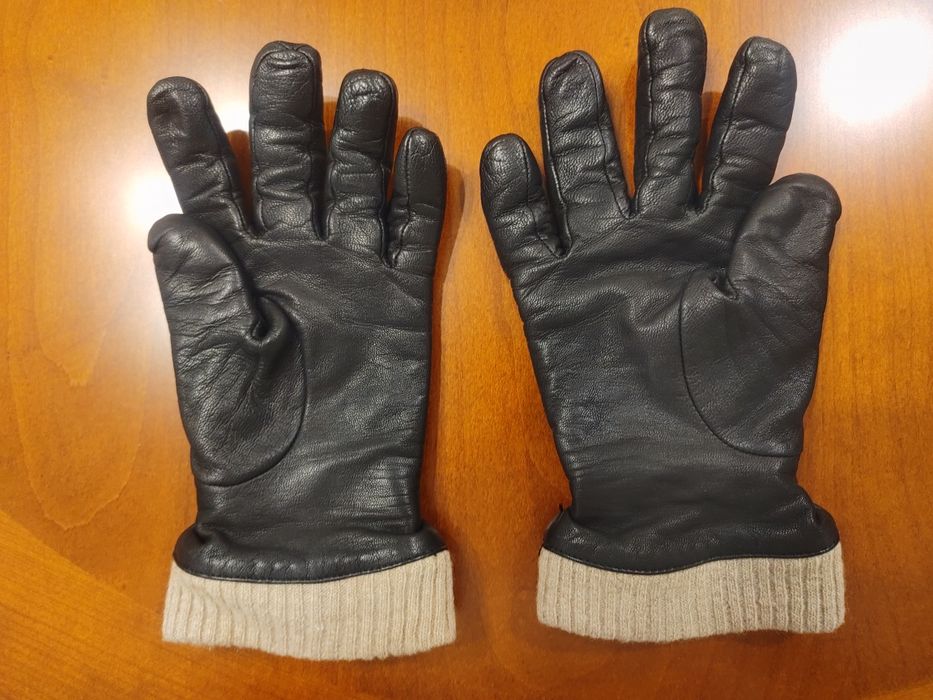 Перча-тки кожан-ые, размер 9, S.