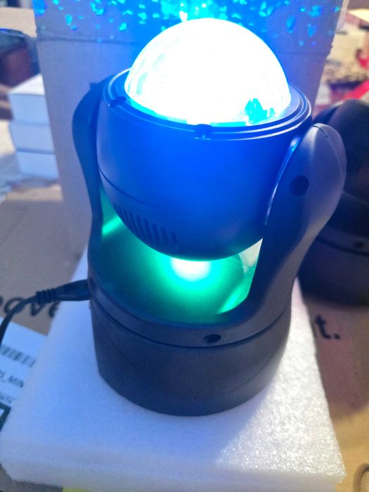 Mini Beam Moving Head Light, 40W, RGBW, ZQ02319, priza EU